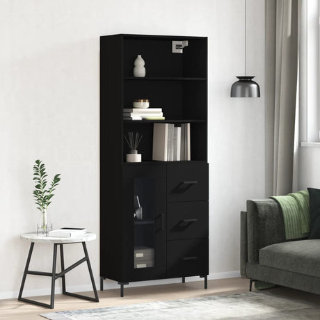 Highboard 69.5X34X180 Cm Engineered Wood