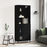Highboard 69.5X34X180 Cm Engineered Wood