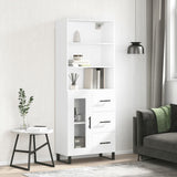 Highboard 69.5X34X180 Cm Engineered Wood