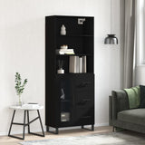 Highboard 69.5X34X180 Cm Engineered Wood