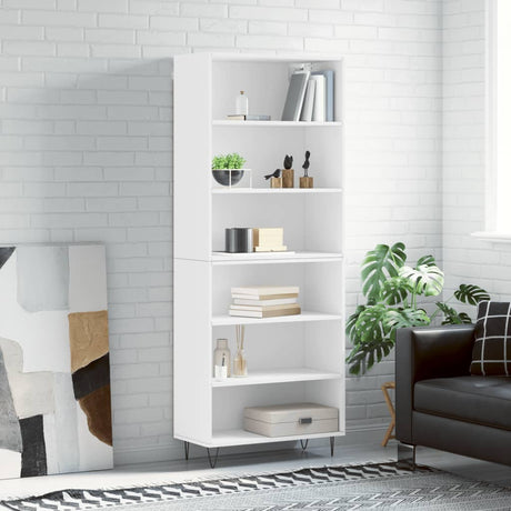 Highboard 69.5X34X180 Cm Engineered Wood