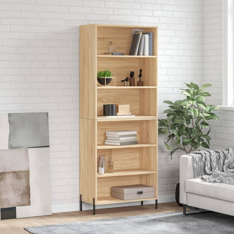 Highboard 69.5X34X180 Cm Engineered Wood