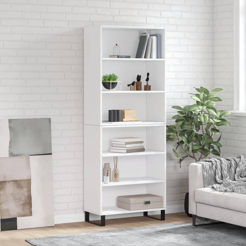 Highboard 69.5X34X180 Cm Engineered Wood
