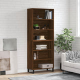 Highboard 69.5X34X180 Cm Engineered Wood