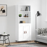 Highboard 69.5X34X180 Cm Engineered Wood