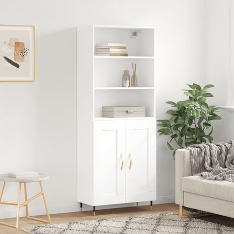 Highboard 69.5X34X180 Cm Engineered Wood