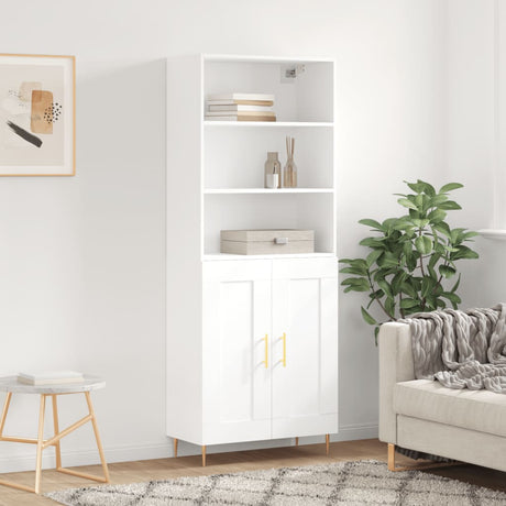 Highboard 69.5X34X180 Cm Engineered Wood