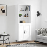 Highboard 69.5X34X180 Cm Engineered Wood