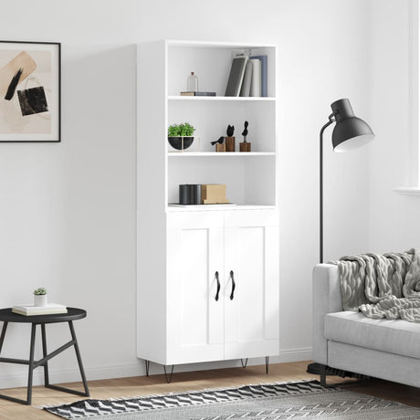 Highboard 69.5X34X180 Cm Engineered Wood