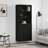 Highboard 69.5X34X180 Cm Engineered Wood