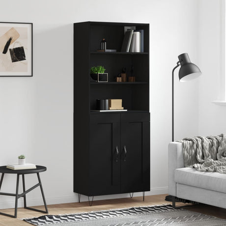 Highboard 69.5X34X180 Cm Engineered Wood