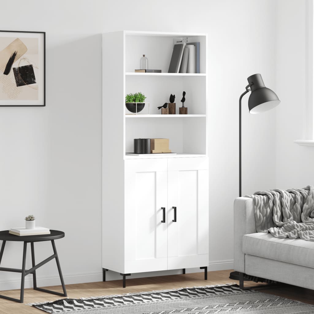 Highboard 69.5X34X180 Cm Engineered Wood