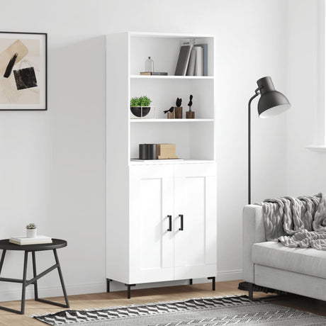Highboard 69.5X34X180 Cm Engineered Wood