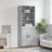 Highboard 69.5X34X180 Cm Engineered Wood