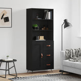 Highboard 69.5X34X180 Cm Engineered Wood