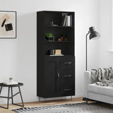 Highboard 69.5X34X180 Cm Engineered Wood
