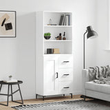 Highboard 69.5X34X180 Cm Engineered Wood