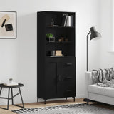 Highboard 69.5X34X180 Cm Engineered Wood