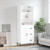 Highboard 69.5X34X180 Cm Engineered Wood