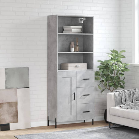 Highboard 69.5X34X180 Cm Engineered Wood