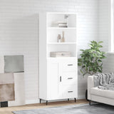 Highboard 69.5X34X180 Cm Engineered Wood