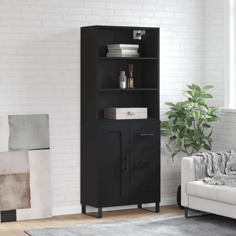Highboard 69.5X34X180 Cm Engineered Wood
