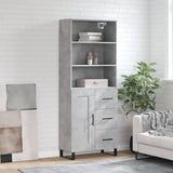 Highboard 69.5X34X180 Cm Engineered Wood