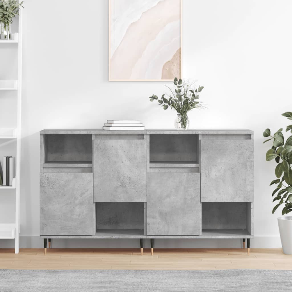 Sideboards 2 Pcs Engineered Wood