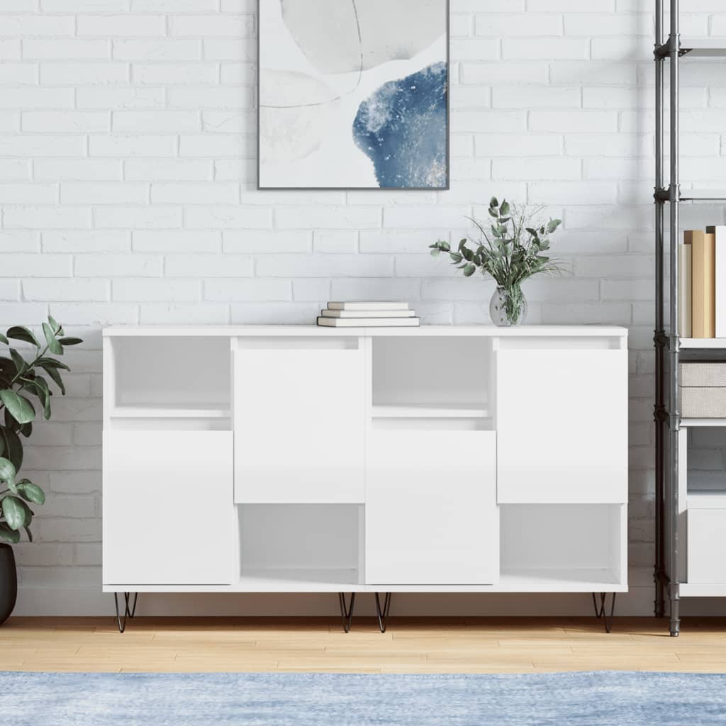 Sideboards 2 Pcs Engineered Wood