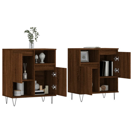 Sideboards 2 Pcs Engineered Wood