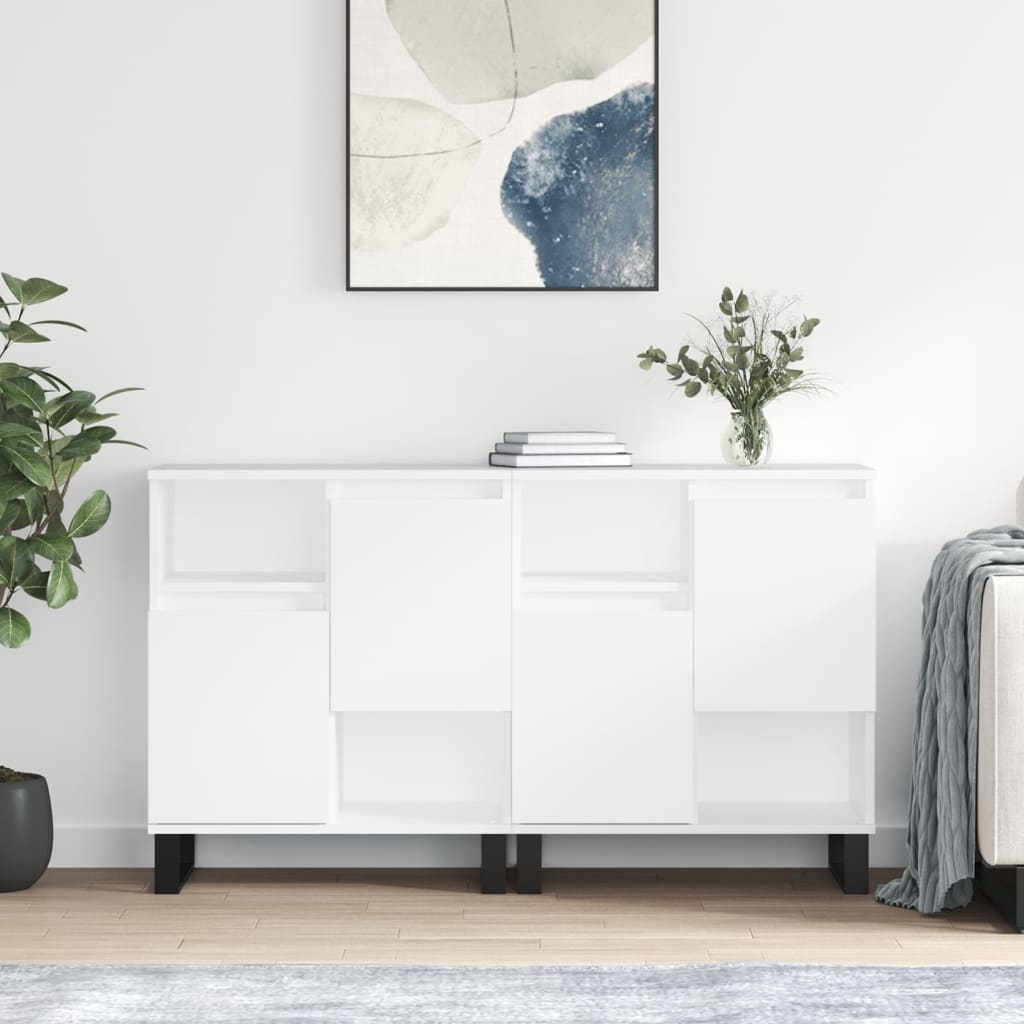 Sideboards 2 Pcs Engineered Wood