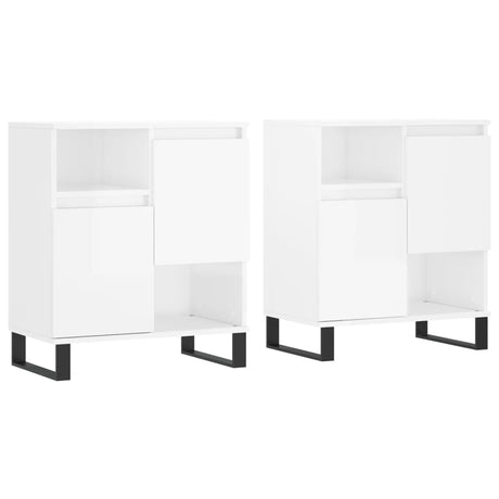 Sideboards 2 Pcs Engineered Wood