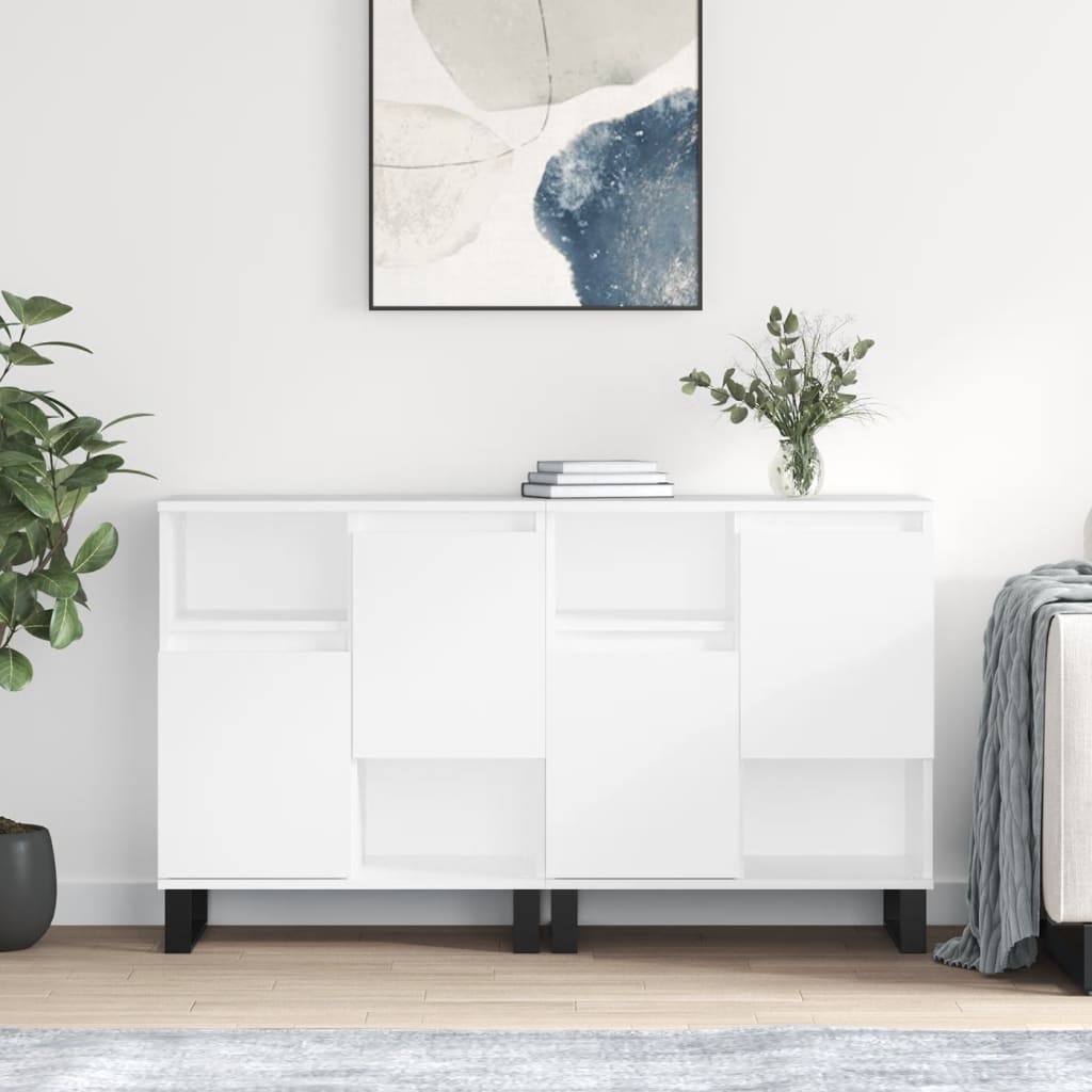 Sideboards 2 Pcs Engineered Wood