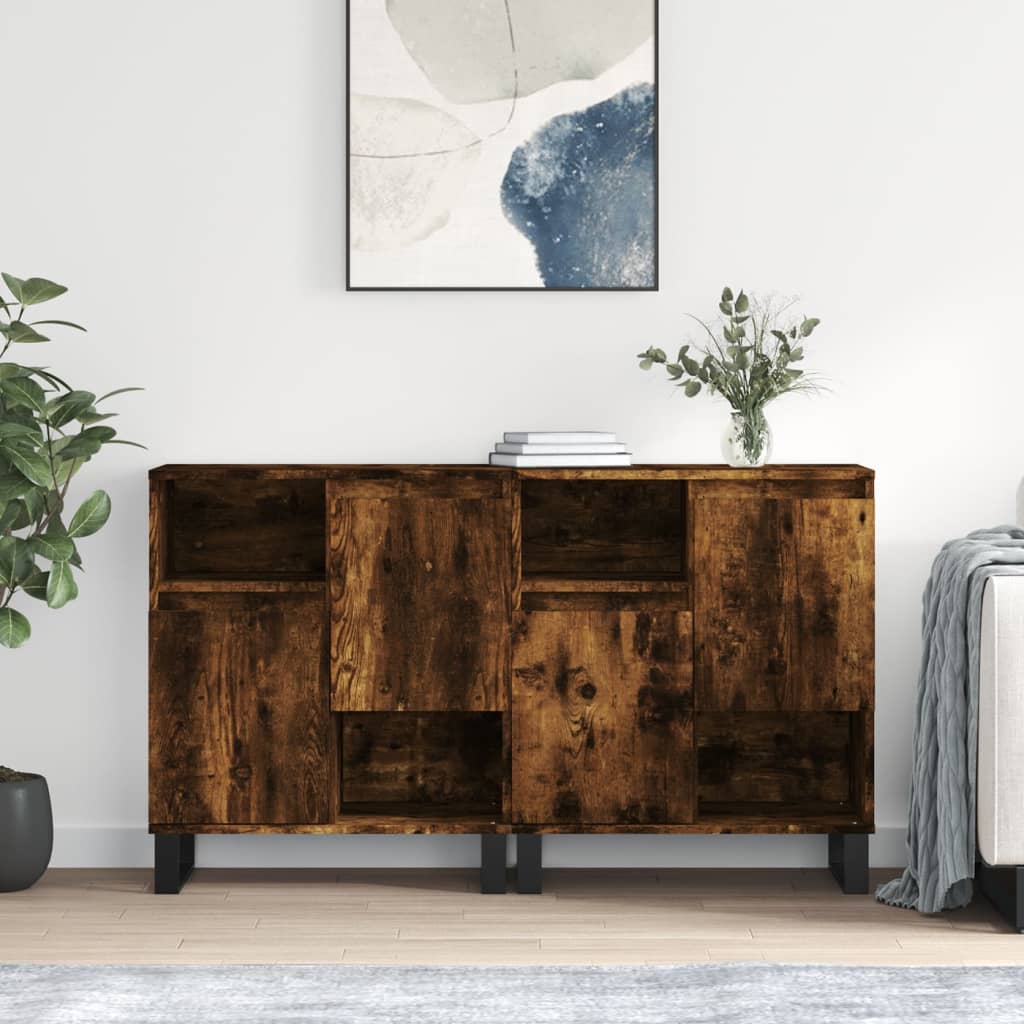 Sideboards 2 Pcs Engineered Wood