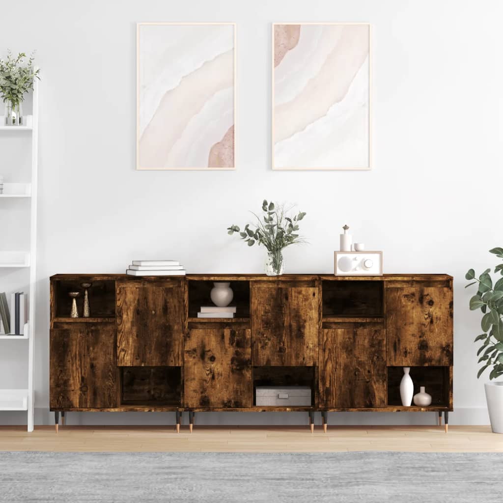 Sideboards 2 Pcs Engineered Wood