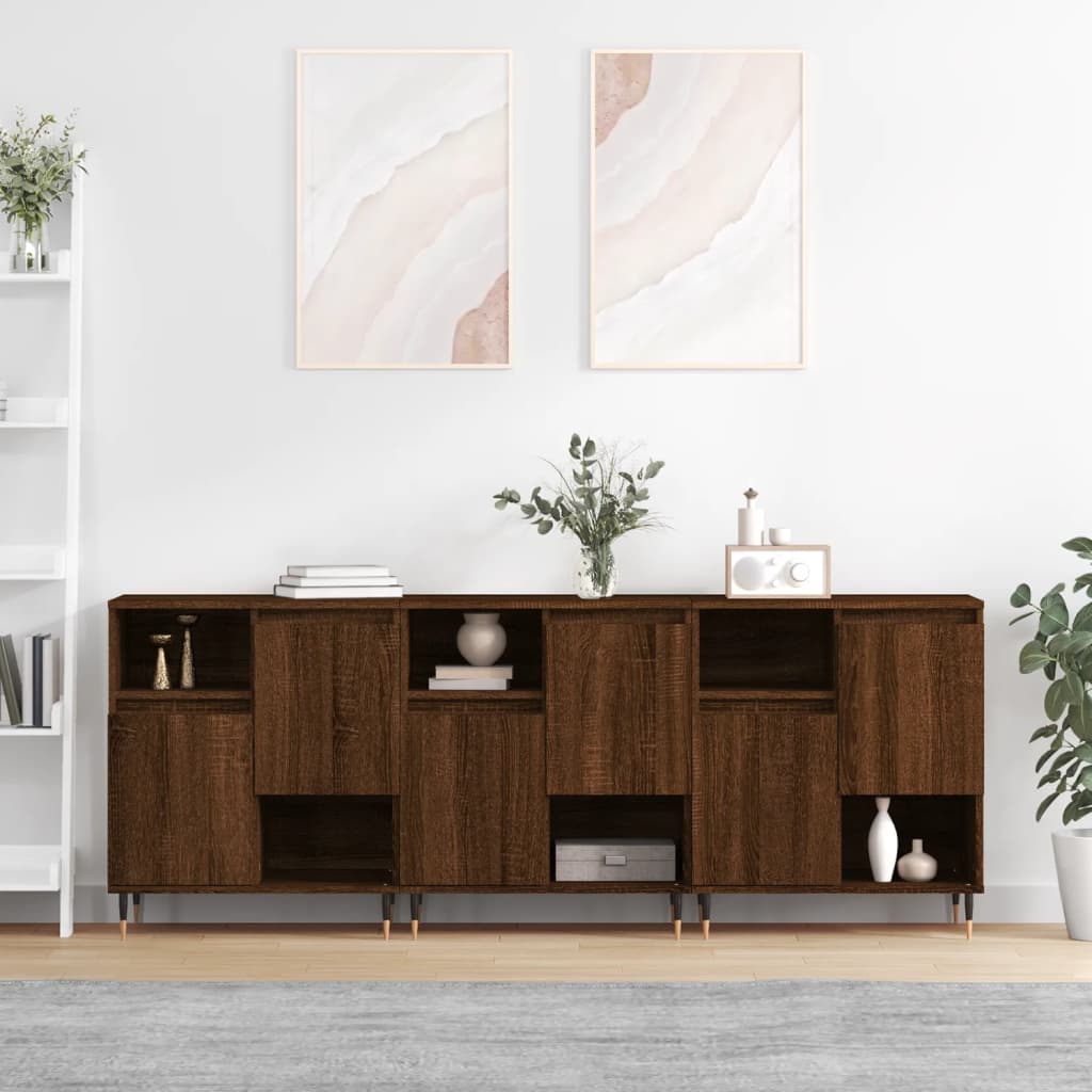 Sideboards 2 Pcs Engineered Wood