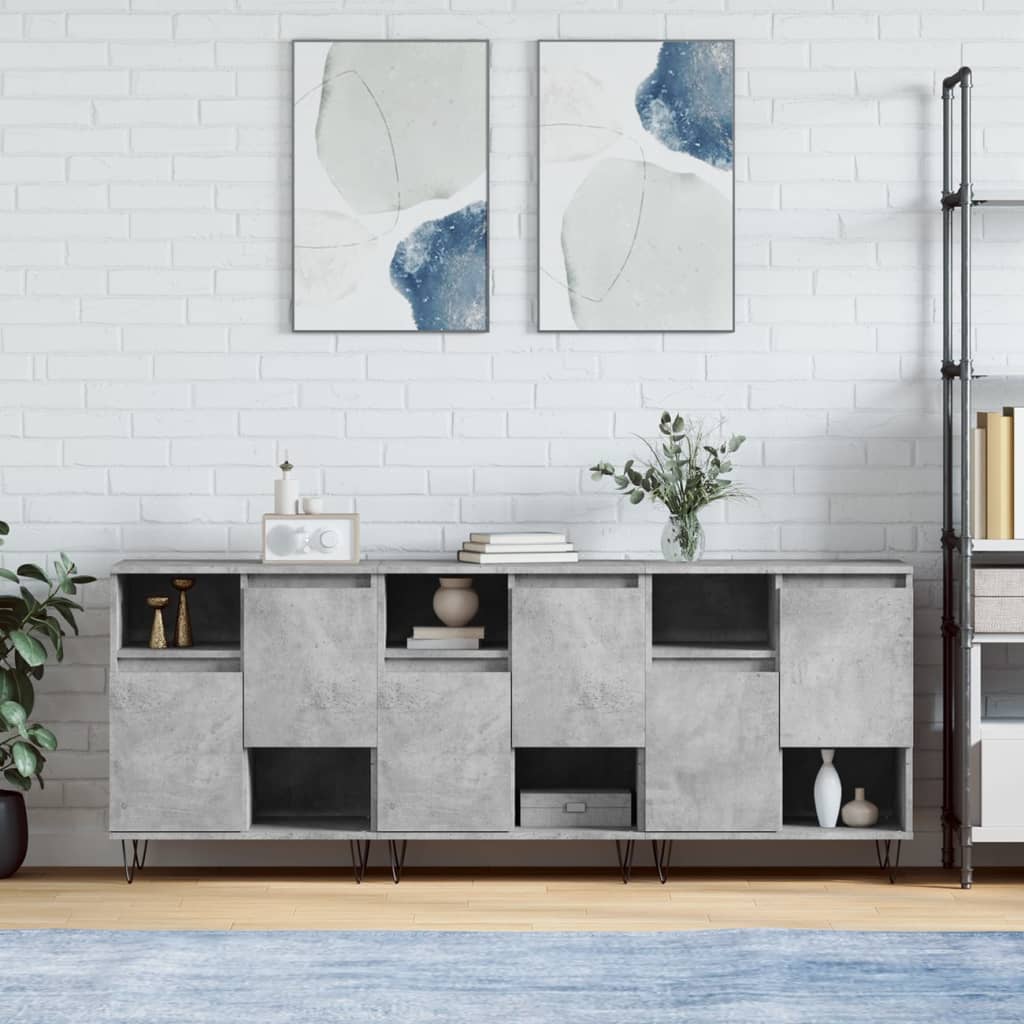 Sideboards 2 Pcs Engineered Wood