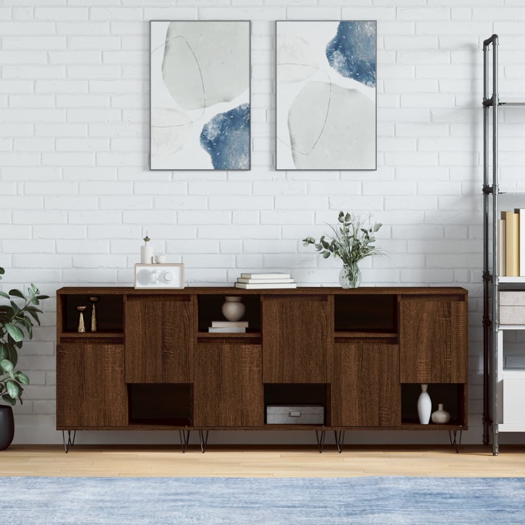 Sideboards 2 Pcs Engineered Wood