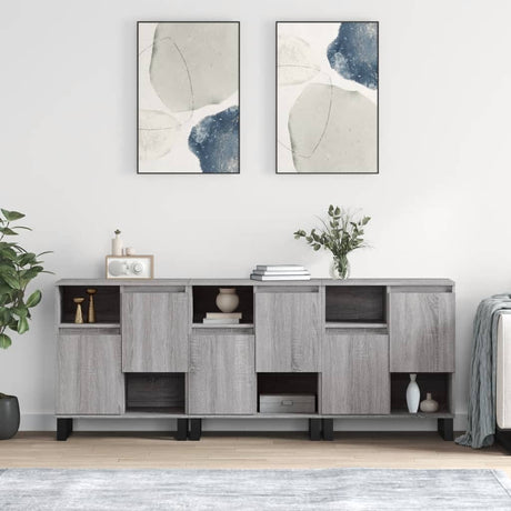 Sideboards 2 Pcs Engineered Wood