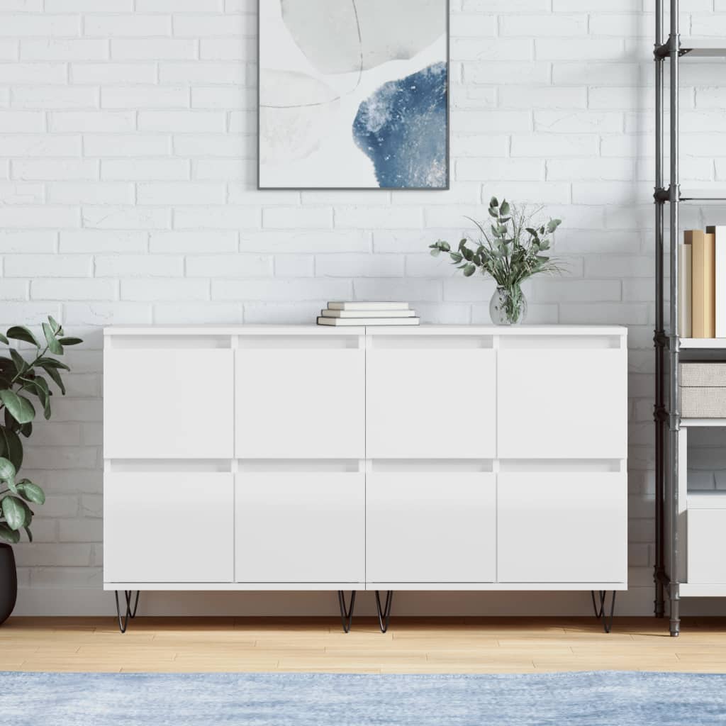 Sideboards 3 Pcs Engineered Wood