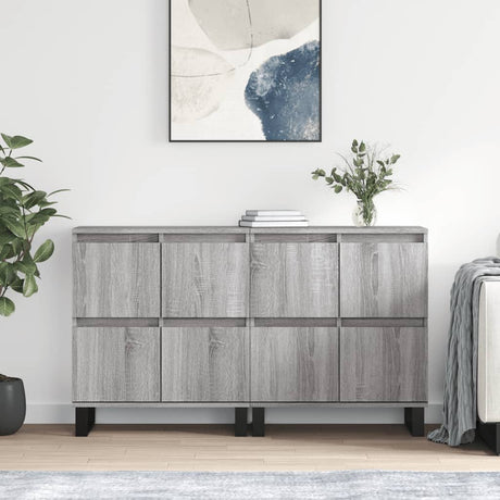 Sideboards 2 Pcs Engineered Wood