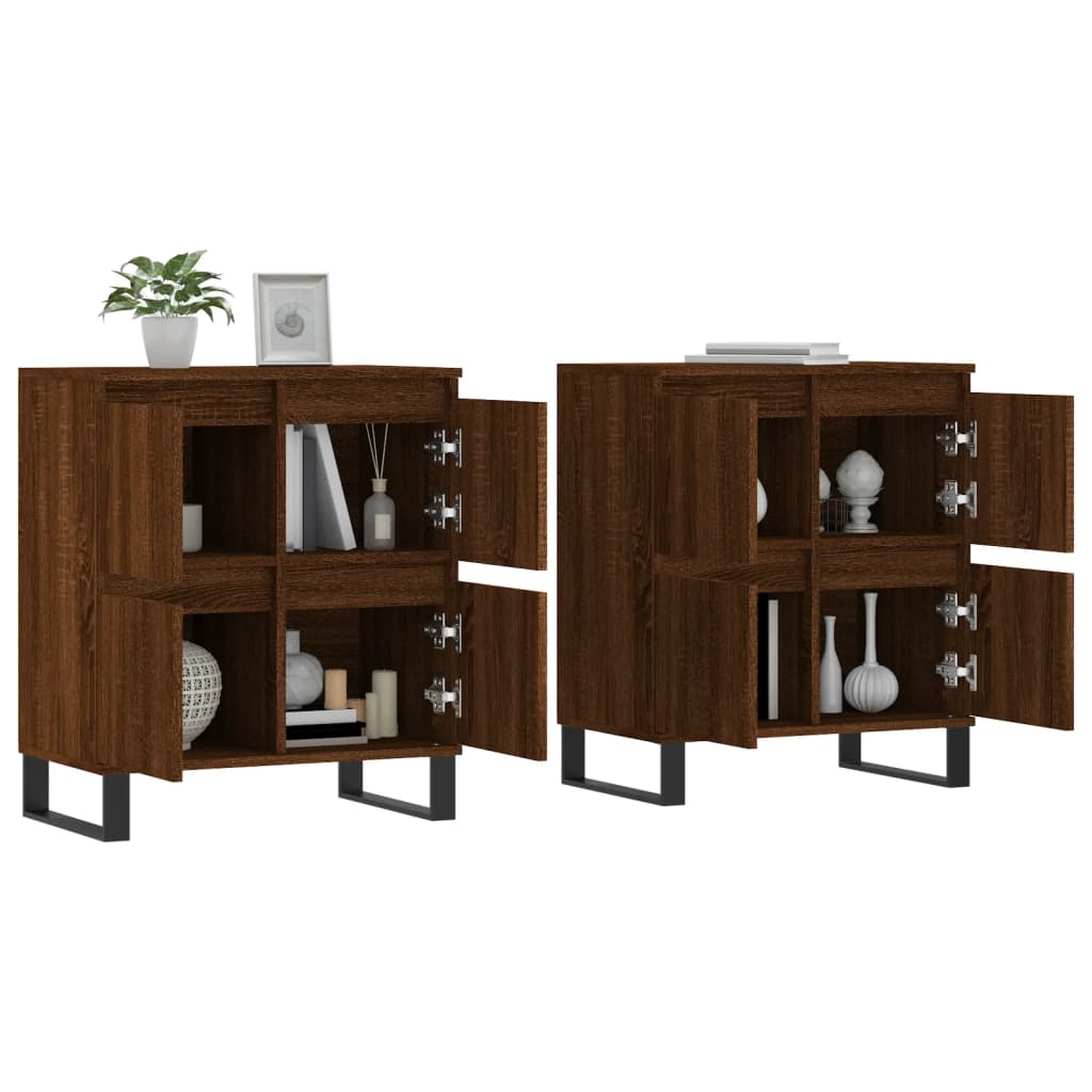 Sideboards 2 Pcs Engineered Wood