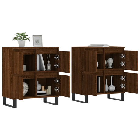 Sideboards 2 Pcs Engineered Wood