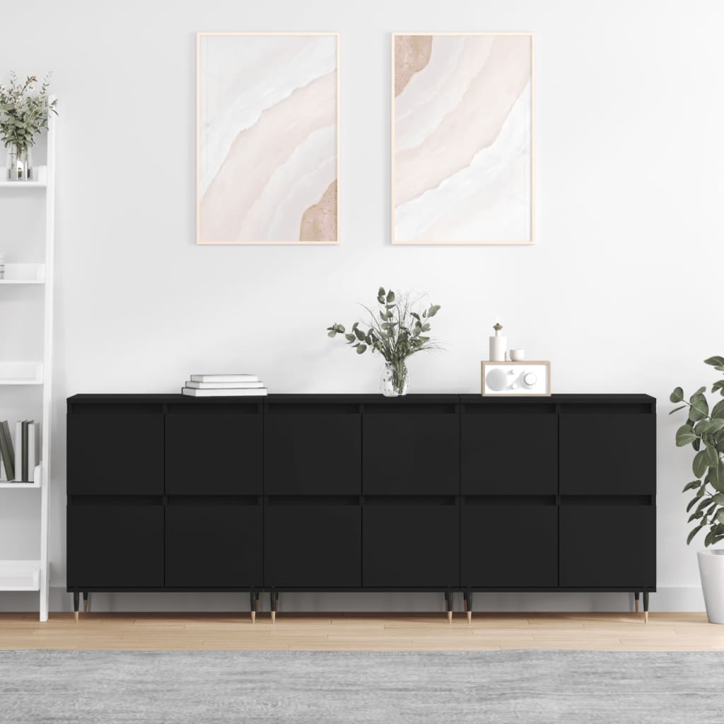 Sideboards 2 Pcs Engineered Wood