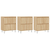 Sideboards 3 Pcs Engineered Wood