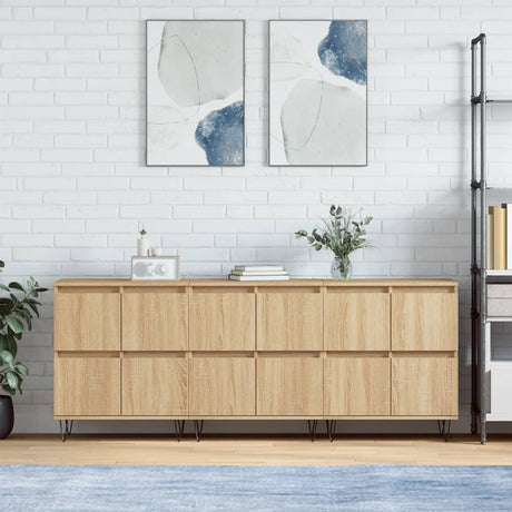 Sideboards 3 Pcs Engineered Wood