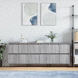 Sideboards 3 Pcs Engineered Wood