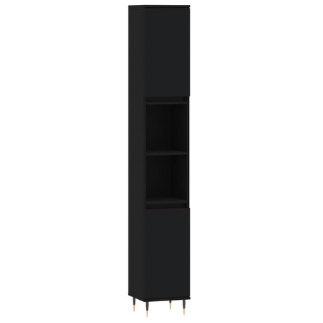 3 Piece Bathroom Furniture Set Engineered Wood