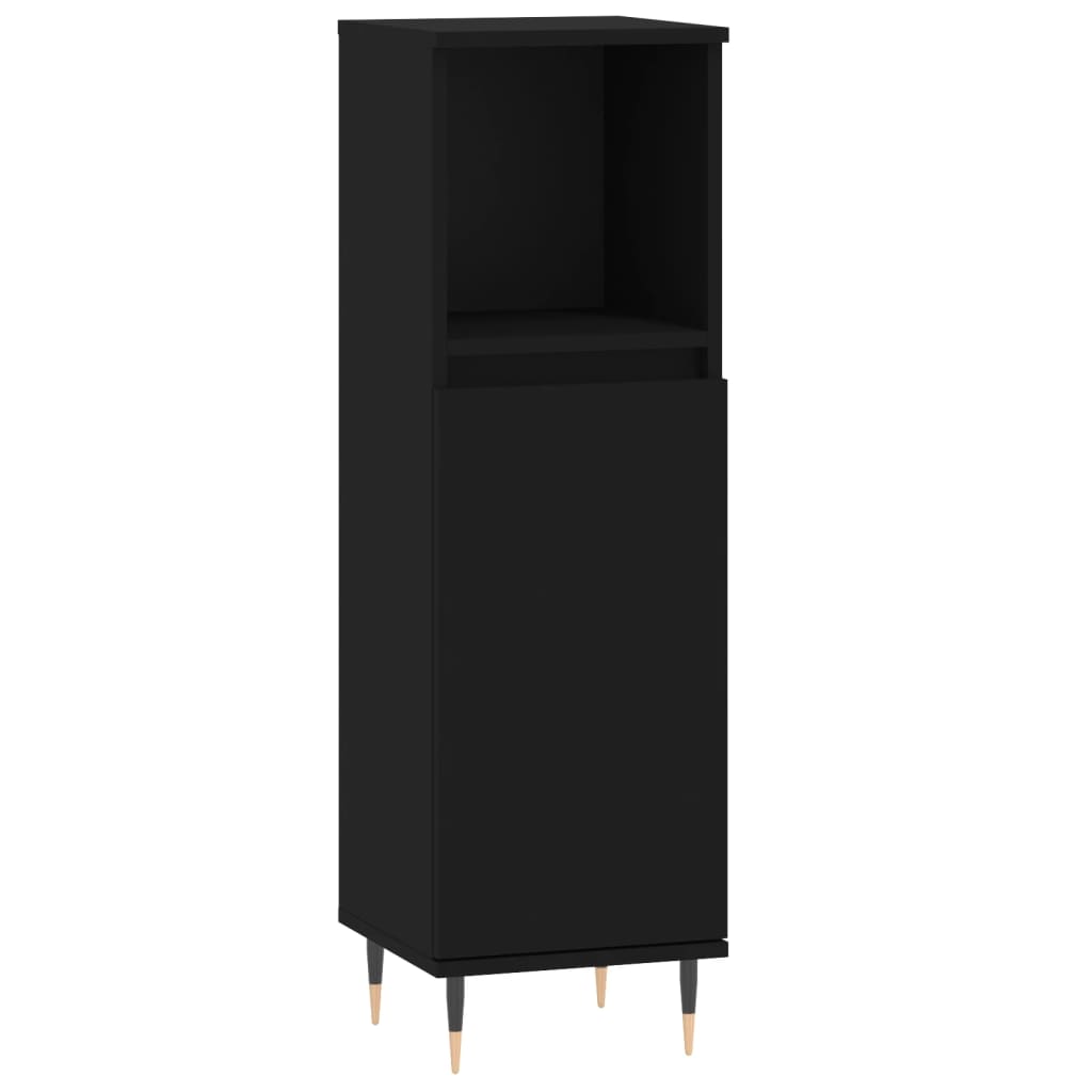 3 Piece Bathroom Furniture Set Engineered Wood