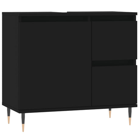 3 Piece Bathroom Furniture Set Engineered Wood